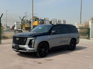 👉  Cadillac Escalade 600 6.2L V8 Petrol 2025 – Silver & Black